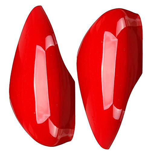 Opaltool Lot de 2 Coque de rétroviseur d'aile de porte pour F-ord Fiesta MK7 2008-2017 côté gauche + droit