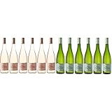 Viña Esmeralda Rosé, Vino Rosado - 6 botellas de 75 cl, Total: 4500 ml &, Vino Blanco - 6 botellas de 75 cl, Total: 4500 ml