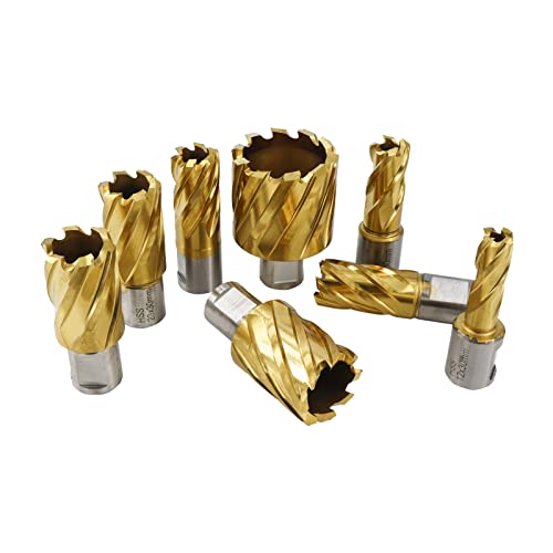 Broca hueca con recubrimiento TiN para metal 36x30mm miniatura 4