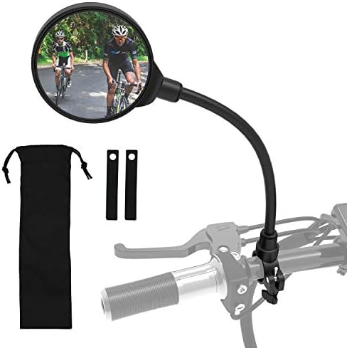 ROYOR Bike Mirrors for Handlebars Rearview Mirror - Bicycle Mirrors for Handlebars, 360° Adjustable Rotatable Bicycle Mirror for Electric Bike, Mountain Bike and Road Bike