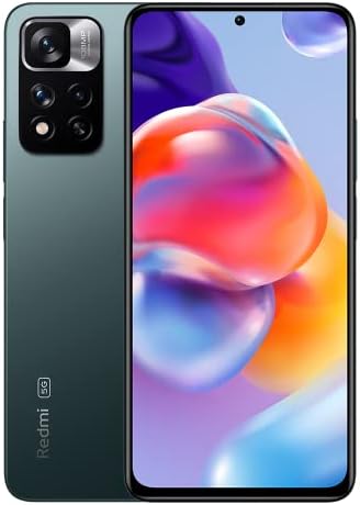 Xiaomi Redmi Note 11 Pro Plus 5G (Forest Green 8GB RAM, 128 GB Storage)-24-bit/192kHz audioTuned by JBL | 120Hz, FHD+ AMOLED DotDisplay | 108mp with 2mp telephoto macro camera