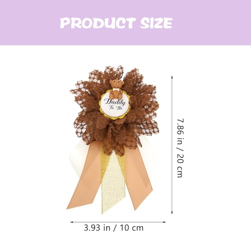 Sash de maternité avec fleurs et épingles VALICLUD pour future maman