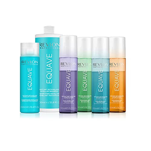 Revlon Professional Equave, Soin Démêlant Instantané sans Rinçage (200 ml), Nourrit & Protège les Cheveux, Spray Cheveux Anti-casse, pour Cheveux Blonds et Colorés