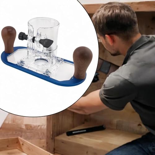 Base de toupie compacte anti-dérapage avec support de guidage stable - 5