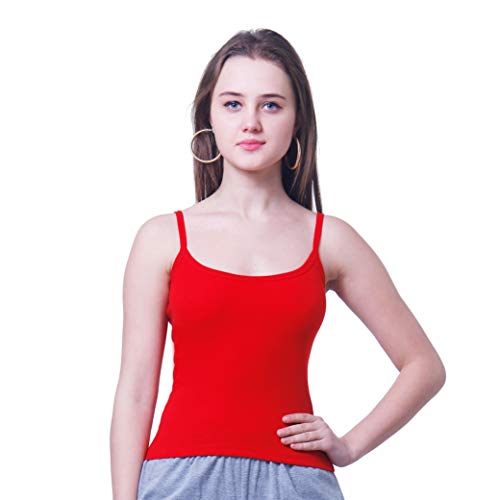 Image of Splash Women's Camisole Slip|Fine Cotton Rich Spaghetti Top for Women and Girls - 120