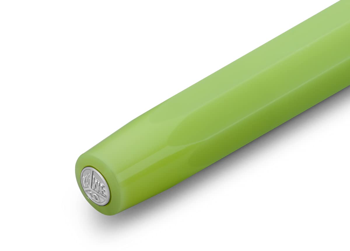 Kaweco Frosted Sport Sweet Banana Stylo plume de qualité supérieure pour cartouches d'encre, avec plume en acier de qualité supérieure, stylo plume de 13 cm, jaune, largeur de plume