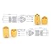 Yiqigou 2 Pairs Amass MT60 3 Pole 3.5mm Motor Plug Male Female Connector Set for RC ESC to Motor Multicopter Quadcopter Airplane