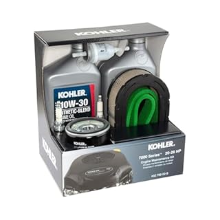 Kohler 7000 Series Maintenance Kit 32-789-02-S 10W-30 Pre Cleaner Fuel Filter Air Filter Spark Plug
