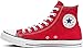 Chuck Taylor All Star Canvas High Top, Red, 10