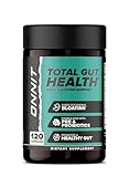 ONNIT Total Gut Health Daily Digestive Support, IGEN™ Non-GMO Tested Digestion Supplement for Women and Men with 7 Strains of Probiotics, Prebiotics, Enzymes, and Betaine HCL, 120 Count