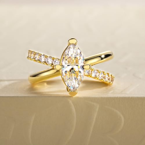 2CT/3CT Cubic Zirconia Engagement Ring Round Cut/Oval Cut/Emerald Cut 5A Grade CZ Wedding Ring D Color Lab Grown Diamond Promise Anniversary Ring for Women2