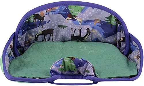 Close Pop-in Waterproof Toddler Multi-use Seat Protector for Car, Stroller or High Chair, Easy to Clean Twilight Garden Print