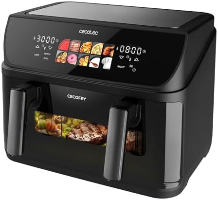 Cecotec Air Fryer 10L, 4 Resistors, Air Fryer, Cecofry&Grill Duoh...