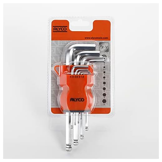 RH HR 170610 Llaves Allen, 0 V, Set de 9 Piezas