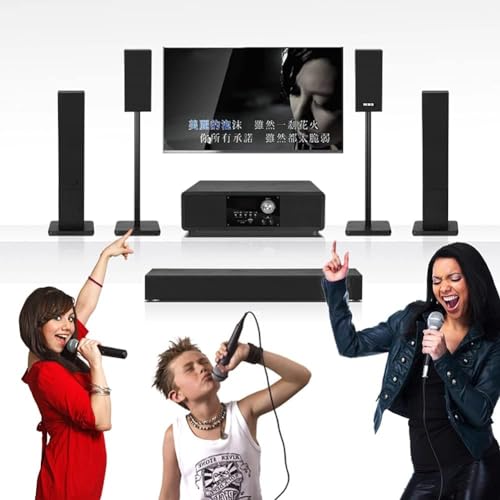 Système de son Home Cinéma 100 W, son surround sans fil Bluetooth 5.1 avec télécommande, son stéréo immersif à 360° pour un divertissement à domicile ultime