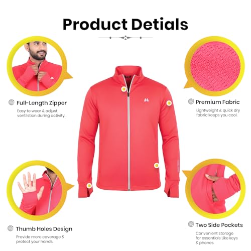 Image of Sun Protection Jacket Men| Sunscreen UV Protection Jacket for Mens Travel,Sports,Gym &Trekking Lightweight Stylish Jackets for Men's Winter Casual Wear