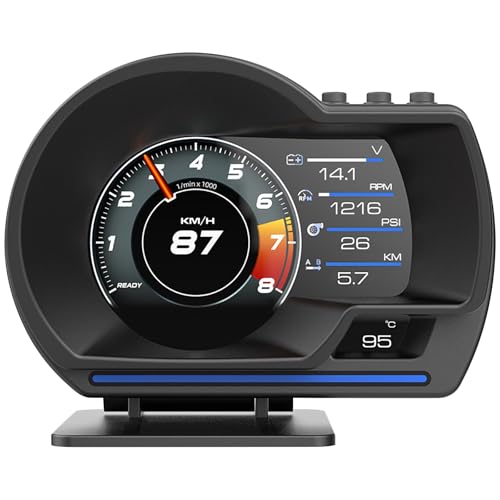 Pantalla HUD multifunción con indicador de velocidad automático para coche