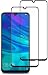 Produktbild Sameriver Panzerglas Schutzfolie kompatibel mit Huawei P Smart 2019 / Honor 10 Lite, Schwarz Volle Abdeckung, 9H gehärtetes Glas, Antikratz, Glas 0.33mm, Huawei P Smart 2019 Schutzfolie