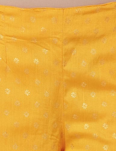 Image of BIBA Women Viscose Regular Printed Pants