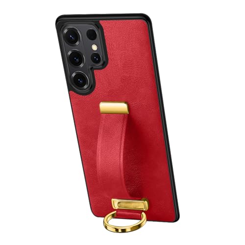 Étui en cuir pour Samsung Galaxy S26 Plus anti-choc protégeant l'objectif