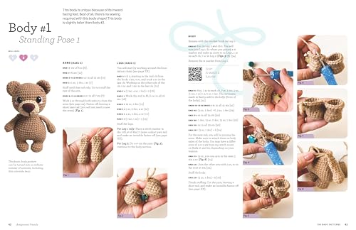 Amigurumi Friends: 20 Easy Patterns to Create 100+ Adorable Custom Crochet Critters - Explore Infinite Possibilities with Shapes, Colors, Details, and Yarns - Image 6