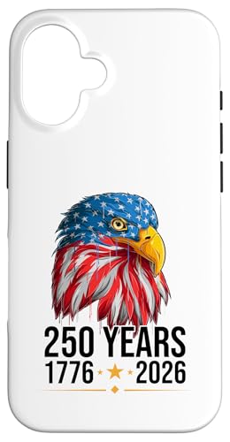250 Anniversary USA Patriotic Eagle 250th 4th of July 2026 �X�}�z�P�[�X iPhone 16 �p