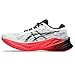 ASICS Women's NOVABLAST 3 LE Running Shoes, 12, White/Black