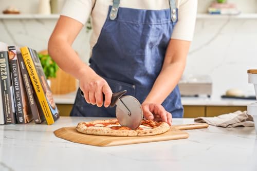 image for Ooni Professional Pizza Cutter Wheel - Ø4.4″ Blade - Classic Stainl