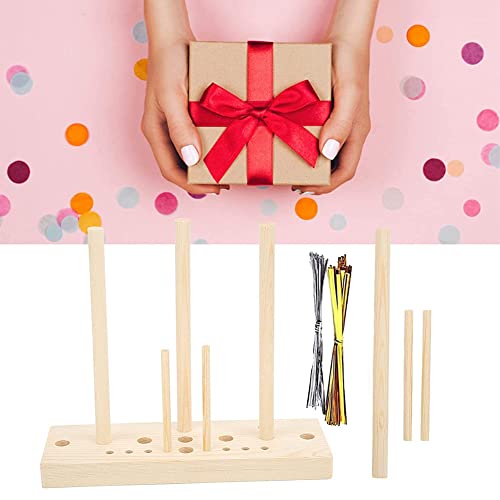 Bogenmacher für Bänder, Werkzeug Bogenmacher, Schleifenmacher Für Geschenkschleifen, Wooden Ribbon Bow Maker Kit, Für Bandkränze, Geschenkbögen, Partydekorationen, Verschiedene Handwerke