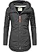 Produktbild Alife and Kickin Damen Winterjacke Kurzmantel Parka mit Kapuze Lilou Schwarz Gr. S