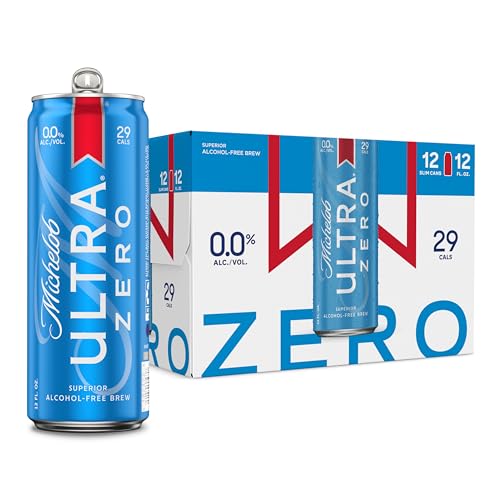Michelob Ultra Zero Non-Alcoholic Beer, 12pk, 12 Fl Oz Cans,