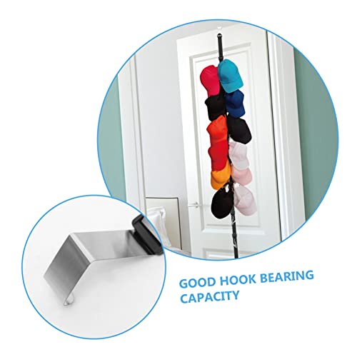 10 perchas para guardar sombreros sin deformar las viseras en puertas y armarios pequeños 8