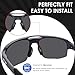 BLAZERBUCK Replacement Nose Pads Nose Piece for Oakley Mercenary OO9424 Sunglasses - Standard Black