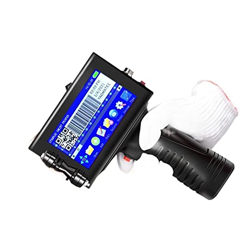 Image of 12.7mm Online Variable QR Bar Batch Code Date Number Logo Expiry Date Label Portable Hand Jet Handheld Thermal Inkjet Printer