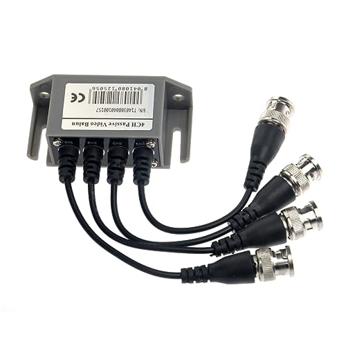Transceptor de vídeo pasivo de 4 canales para evitar pérdidas de señal en cámaras CCTV