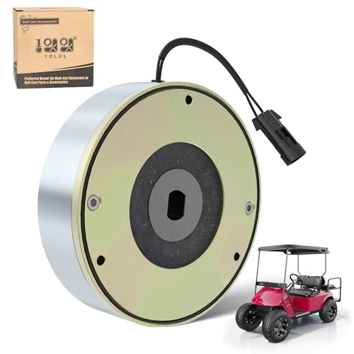 10L0L #617766 Upgraded Golf Cart Motor Brake for EZGO RXV (2008-UP) 48V Electric Carts Replaces OEM 610065 605867 Compatible with Danaher Speed Controller and Rapid Braking