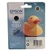 Produktbild Epson Tintenpatrone T0551, Schwarz, für Drucker (Original, Tinte auf Pigmentbasis, Schwarz, Epson, Stylus Photo RX520, Stylus Photo RX425, Stylus Photo RX420, Stylus Photo R240, 1 Stück)