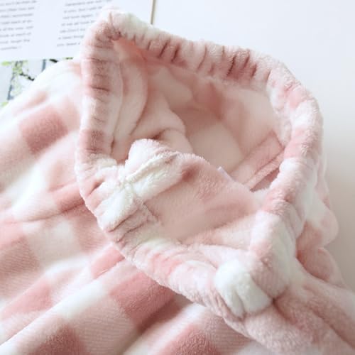 Image of codcm Womens Plaid Fluffy Pajama Pants Fuzzy Fleece Cozy Lounge Pants with Pockets Winter Warm Pj Bottoms