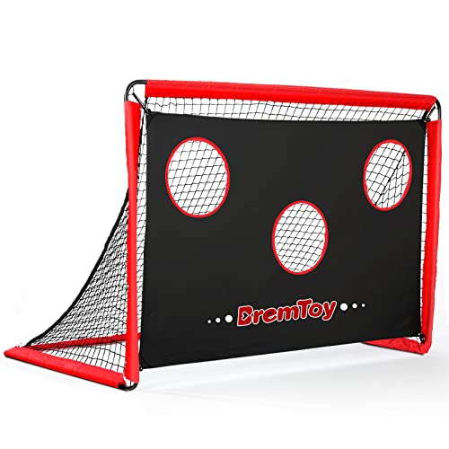 BremToy Fussballtor Trainer 180x120x120cm, 2 in 1 Fussballtor mit Torwand,...