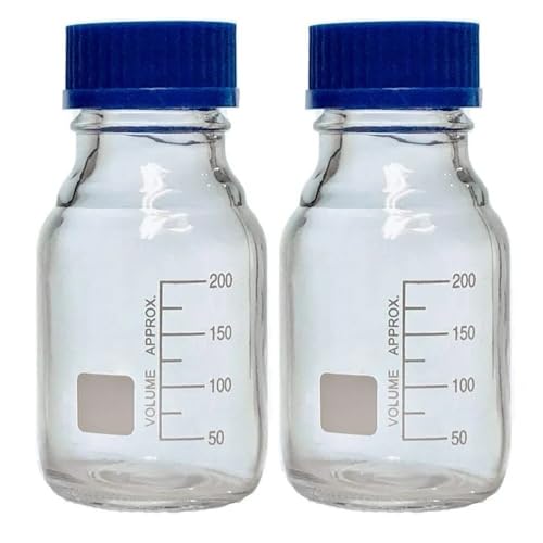 Flacons de laboratoire en verre GL45 anti-fuite pour solutions sensibles
