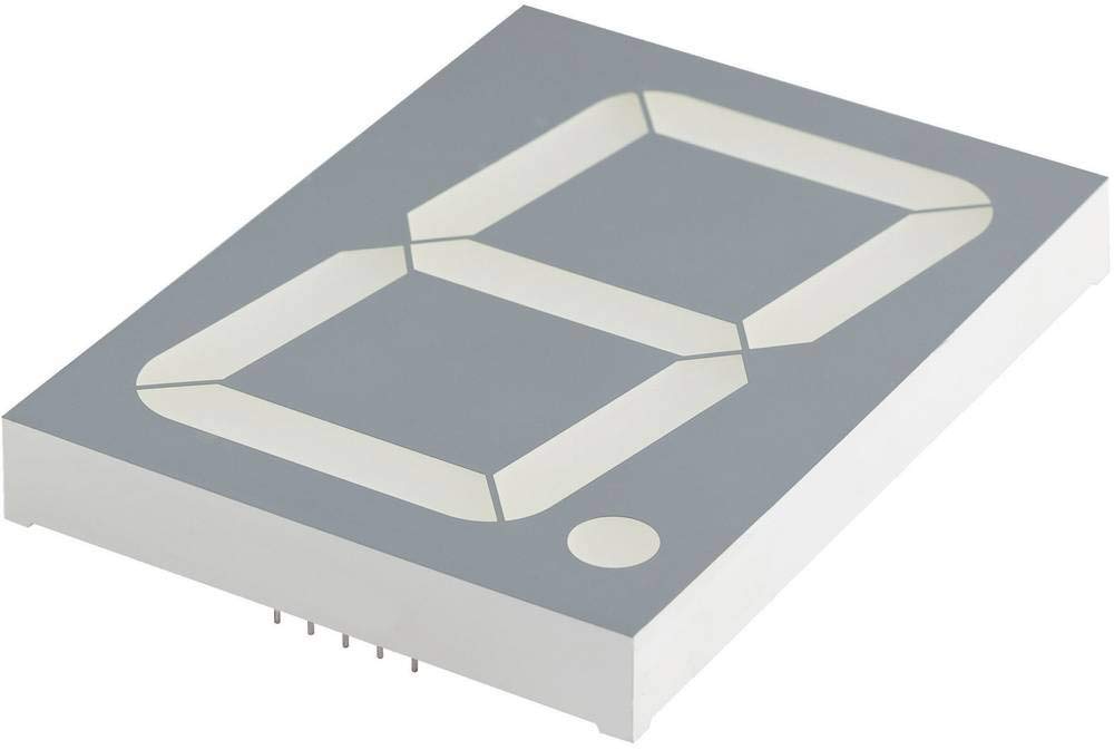 Kingbright Afficheur 7 Segments Rouge 101.2 mm 7.4 V Nombre de Chiffres: 1 SA40-19SURKWA