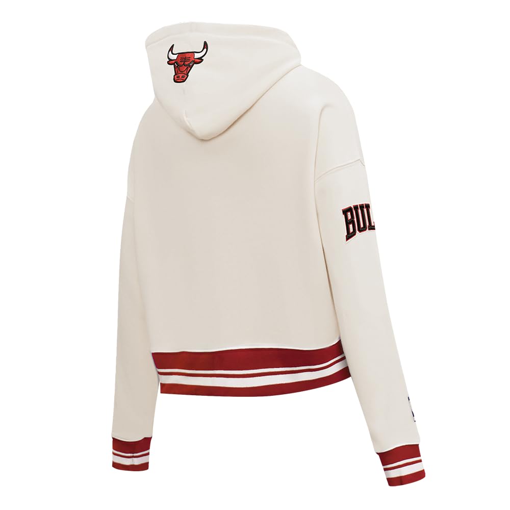 Pro Standard Damen NBA Retro Classics W Rib FLC Cropped Po Hoodie Kapuzenpullover