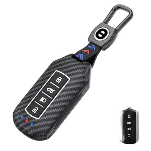 Image of keyzone ABS Car Key Cover for Tata Harrier 2026, Safari 2026, Sierra 2025, Curvv, Curvv EV Smart Key (Black)