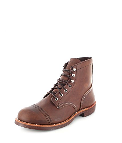 Red Wing Iron Ranger Herren Stiefel 15,2 cm, Bernsteinfarbenes Geschirr, 45 EU Cover