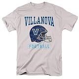 Villanova University Official Football Helmet Unisex Adult T Shirt,Silver, Medium