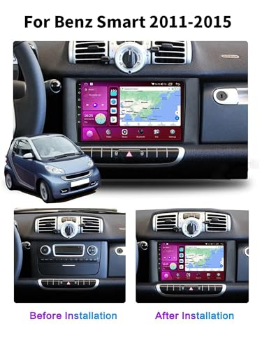 Autoradio Android stéréo de voiture navigation GPS écran tactile 9 pouces - 3