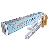 QUICK-FIX sistema para la colocación para 70 bloques de vidrio (19x19x8 cm) - Colocar los bloques de vidrio de forma rápida y fácil