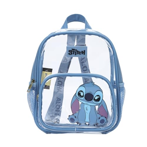 Bioworld Lilo & Stitch Curious Pose 11 Adult Clear Mini Backpack