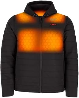 M12 12V Mens Heated Axis Hooded Jacket with Battery