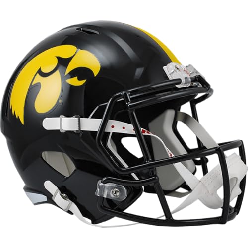Casque de vitesse Iowa Hawkeyes Riddell réplique exacte collection jaune M